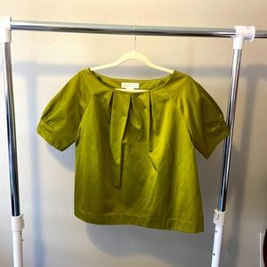 Medium Michael Kors Chrome Green Dress Top.